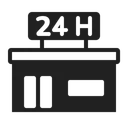 Free Store High Contrast Icon