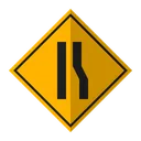 Free Converging Road  Icon