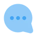 Free Conversation Chat Bubble Writing Icon