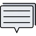 Free Conversation Chat Communication Icon