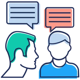 Free Conversation  Icon