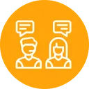 Free Conversation  Icon