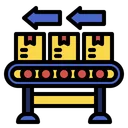 Free Conveyor Factory Manufacturing Icon