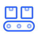 Free Conveyor Packages Box Icon