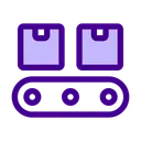 Free Conveyor Packages Box Icon