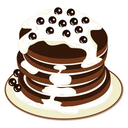 Free Cookies Chip Pancake  Icon