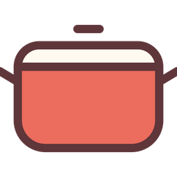 Big cooking pot icon image Royalty Free Vector Image