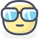 Free Cool Emoji Smiley Icône