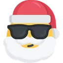 Free Santa Christmas Emoji Icon