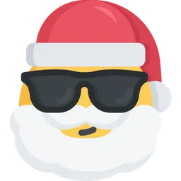 Free Cool Santa  Icon