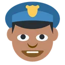 Free Cop Medium Dark Icon