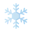 Free Color Plano Del Copo De Nieve Icono