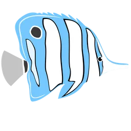 Free Copperband Marine Butterfly Fish  Icon