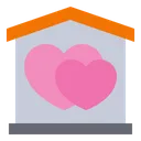 Free Coracao Amor Casa Icon