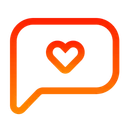 Free Coracao De Bate Papo Bate Papo Comunicacao Icon