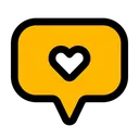 Free Coracao De Bate Papo Bate Papo Comunicacao Icon