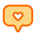 Free Coracao De Bate Papo Bate Papo Comunicacao Icon