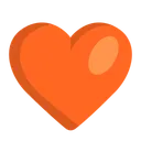 Free Corazon Plano Icono