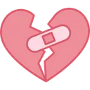 Free Corazon Roto Icono