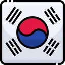 Free Corea Del Sur Bandera Del Pais Bandera Icono