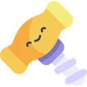 Free Corkscrew New Year Party Icon