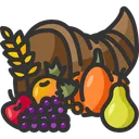 Free Cornucopia Plenty Abundance Icon