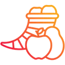 Free Cornucopia Thanksgiving Food Icon