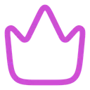 Free Corona Minimalista Corona Rey Icono