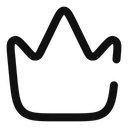 Free Corona Minimalista Icono