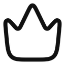 Free Corona Minimalista Corona Rey Icono
