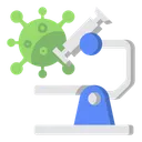 Free Corona Research Microscope Corona Icon
