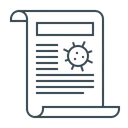Free Coronavirus Covid News Icon