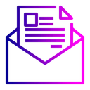Free Correo Electronico Marketing Carta Icono