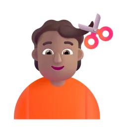 Free Corte de pelo Emoji Icono