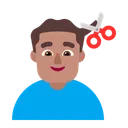 Free Conseguir Corte De Pelo Plano Icono