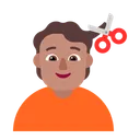 Free Conseguir Corte De Pelo Plano Icono