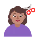 Free Conseguir Corte De Pelo Plano Icono