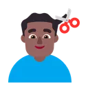 Free Conseguir Corte De Pelo Plano Icono