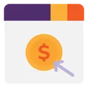 Free Pay Per Click Ppc Digital Advertising Icon