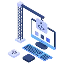 Free Costruttore Di Siti Web Sito Web In Costruzione Sito In Costruzione Icon