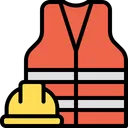 Free Costume Di Sicurezza Giacca Di Sicurezza Casco Rigido Icon