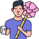 Free Cotton Candy Seller Icon