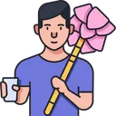 Free Cotton Candy Seller  Icon