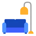 Free And Lamp Flat Icon