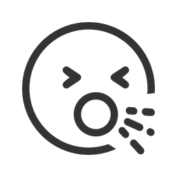 Free Coughing Emoji Icon