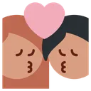 Free Couple Woman Kiss Icon