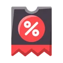 Free Coupon Cut Sale Discount Icon