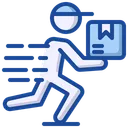 Free Courier Box Delivery Box Shipping Icon