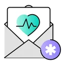 Free Courrier Medical Courrier De Report Medical E Mail Medical Icône