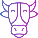 Free Cow Livestock Bovine Icon